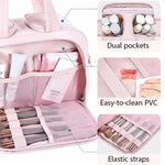 Large Makeup Travel Bag & Cosmetic Organizer