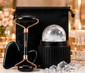 Black Ice Face Roller & Gua Sha Set